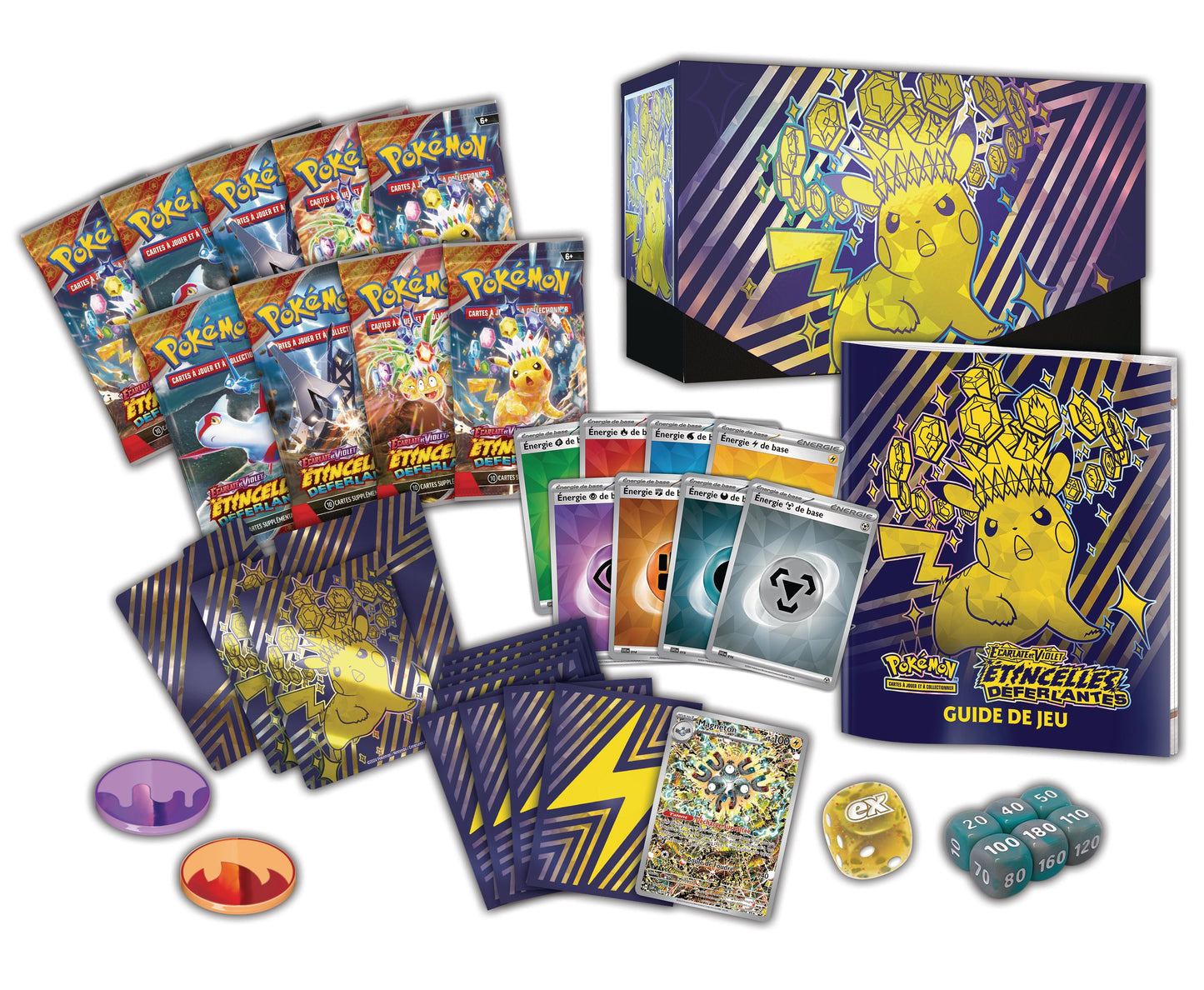 Coffret Pokémon Dresseur d'élite - EV08 - Étincelles Déferlantes