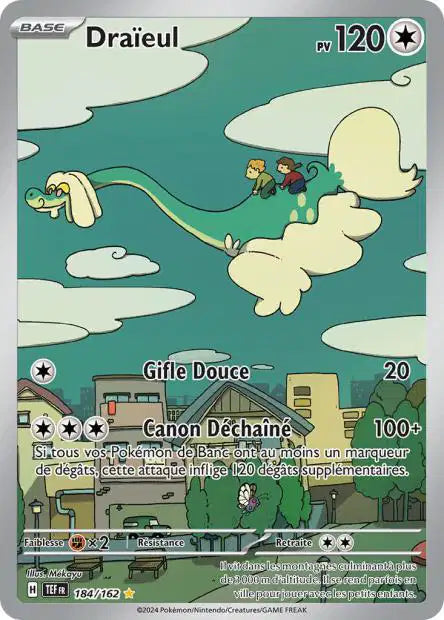 Carte pokémon Draïeul 184/162 Force Temporelle