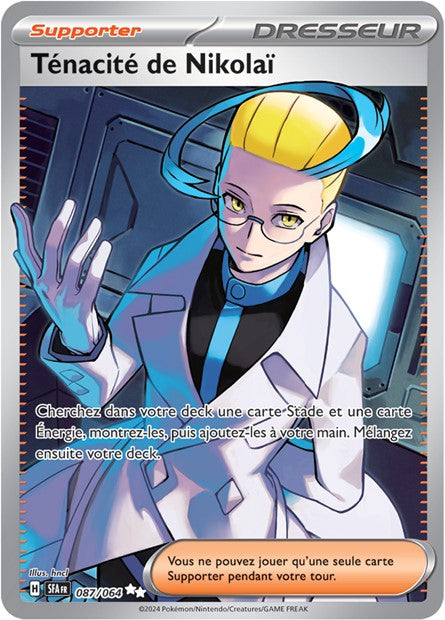 Carte pokémon Ténacité de Nikolaï 87/64 Fable Nébuleuse