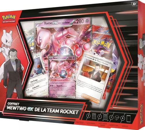 Coffret Mewtwo Ex de la team rocket