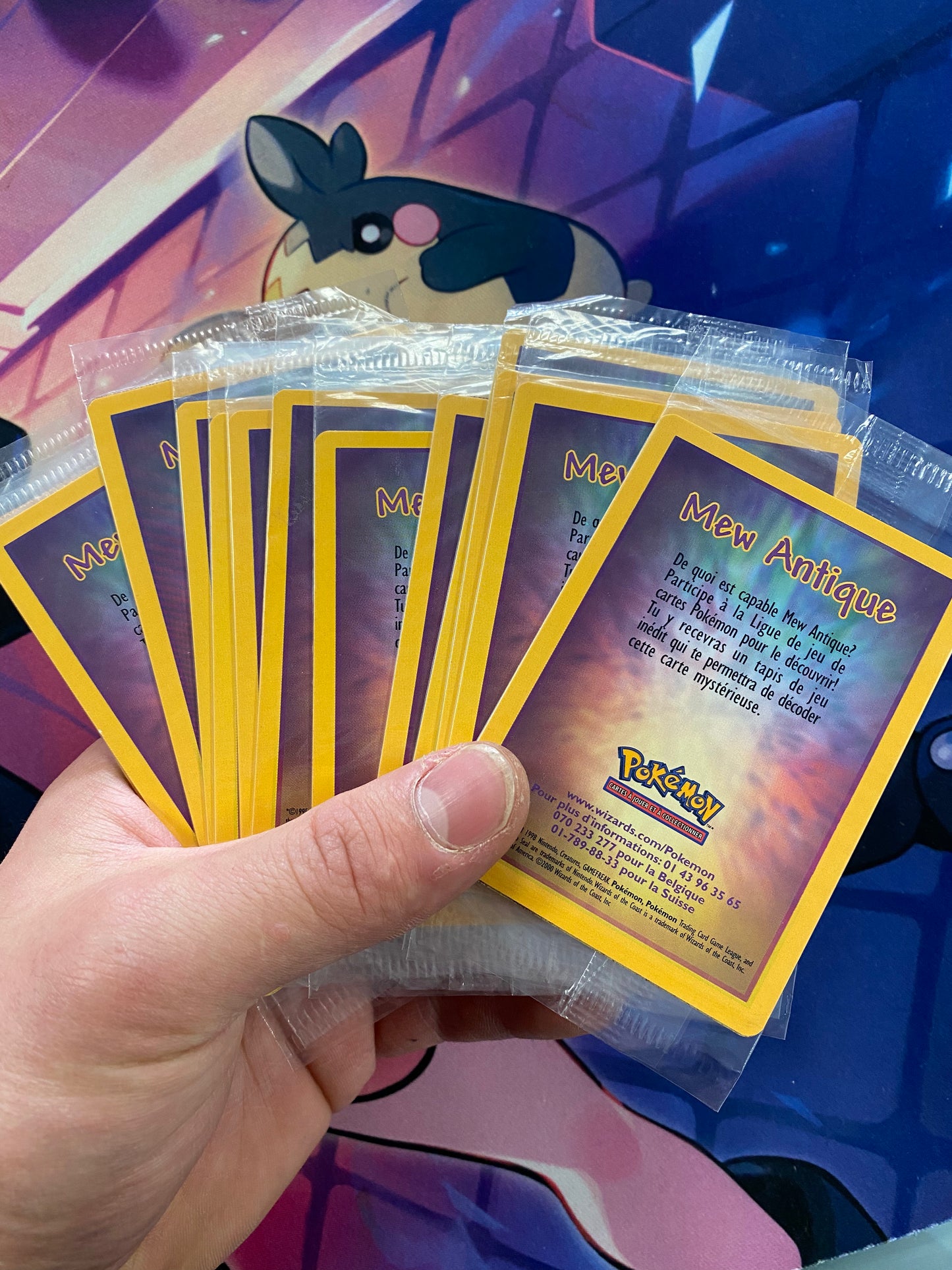 Carte Pokémon Mew antique FR SCELLE