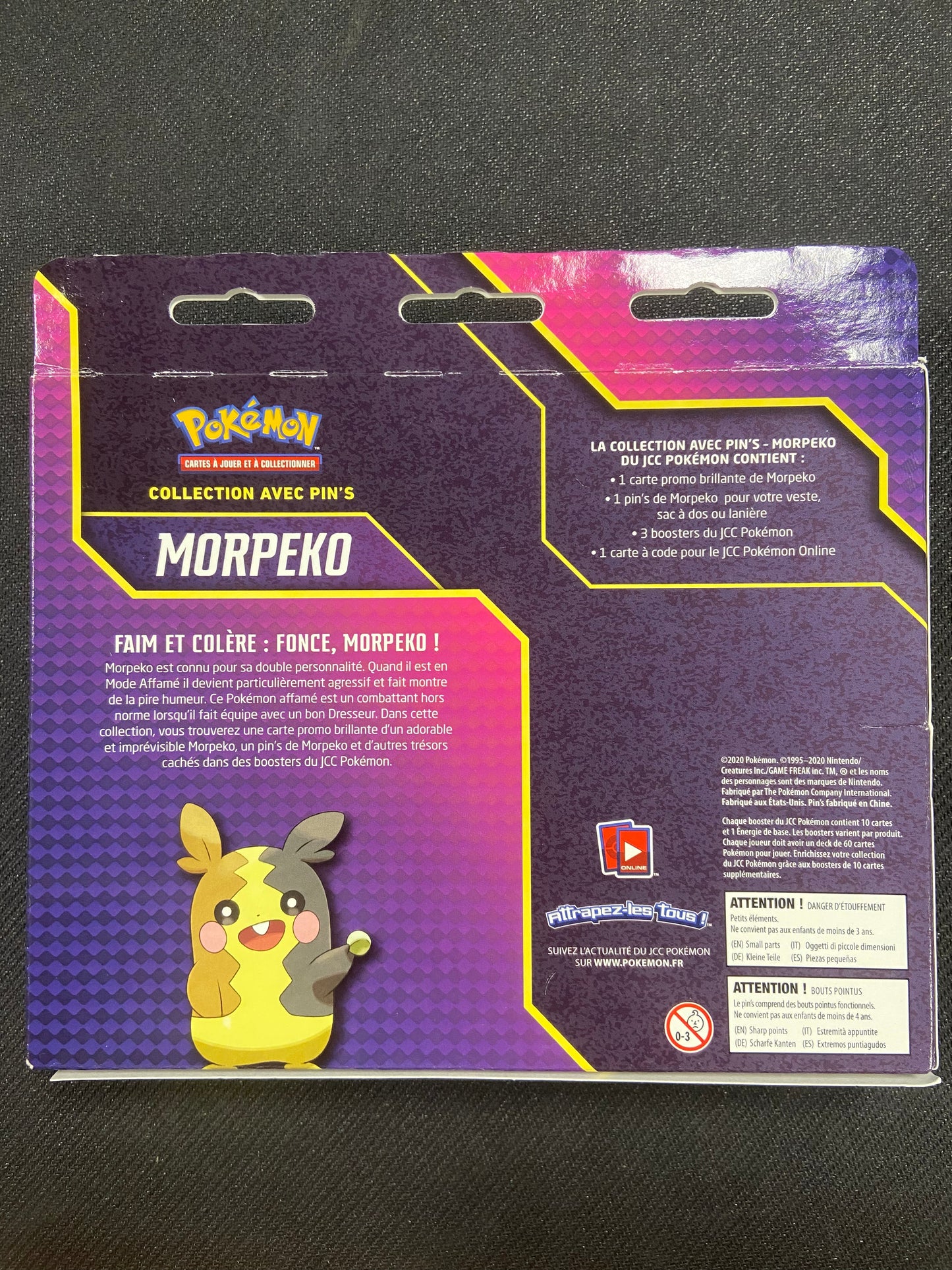Coffret Pokémon Morpeko pin’s