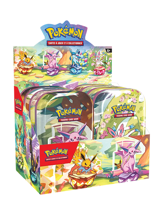 Display de Mini Tins - EV8.5 - Evolution prismatiques