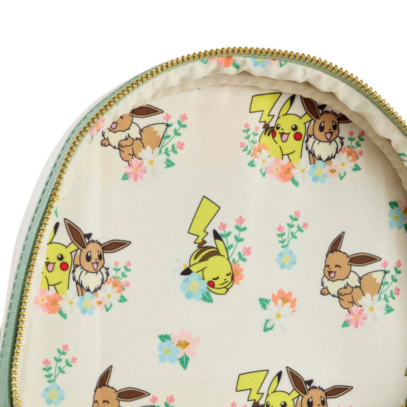 Pokemon Loungefly Sac A Dos Pikachu et Evoli Floral