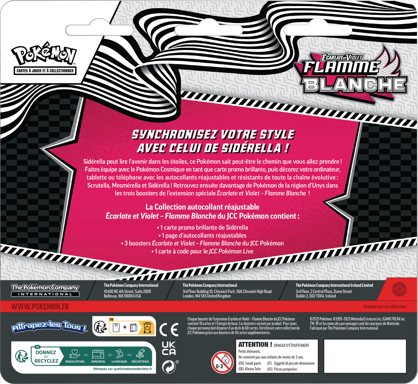 Tripack EV10.5 - Flamme Blanche