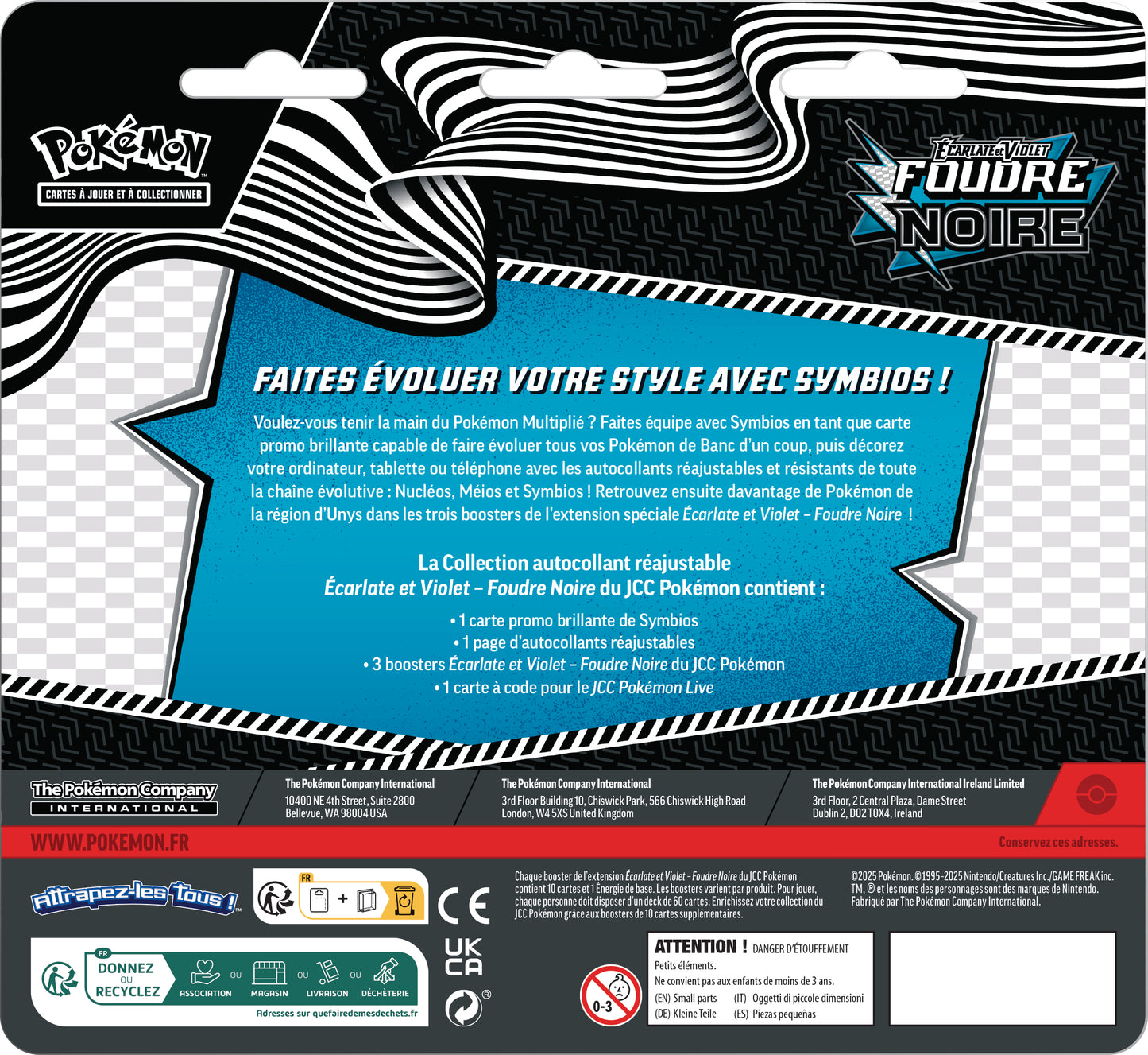 Tripack EV10.5 - Foudre Noir