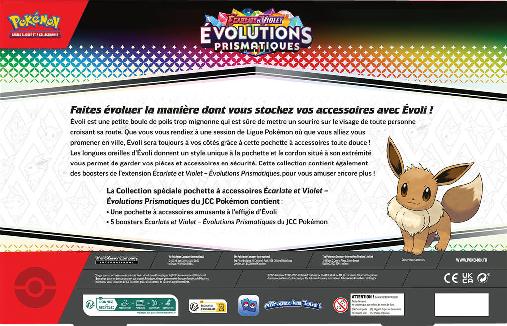 Coffret Accessoires Evoli EV8.5 Evolutions prismatiques