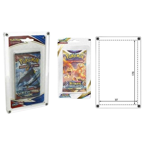 PROTECTION ACRYLIQUE POUR BLISTER STANDARD POKEMON