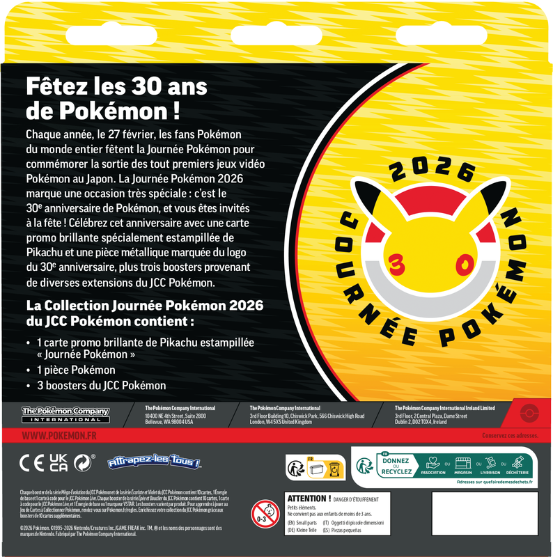 COFFRET JOURNEE POKEMON 2026