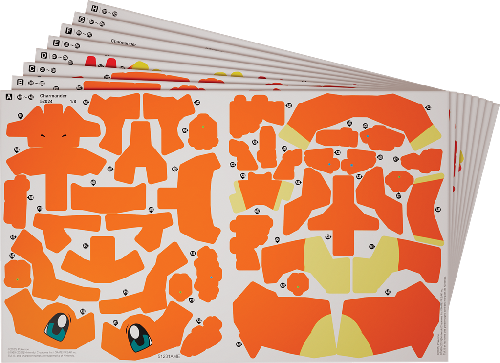 Salameche - 4D Build Pokémon