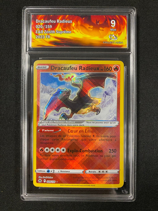 Carte Pokémon Dracaufeu radieux 020/159 Zénith suprême Collect Aura 9