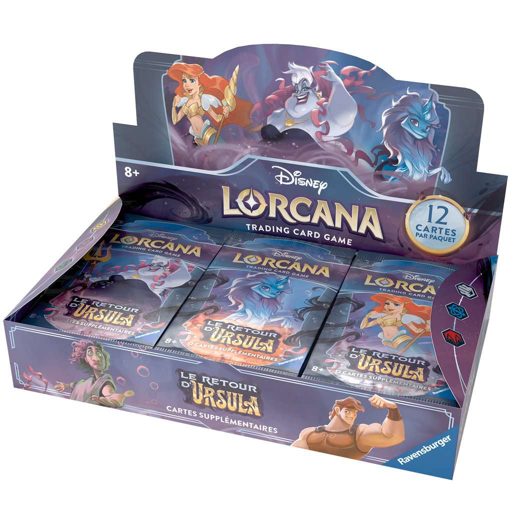 Display Lorcana - Boite de 24 boosters - Chapitre 4 - Le retour d'Ursula FR