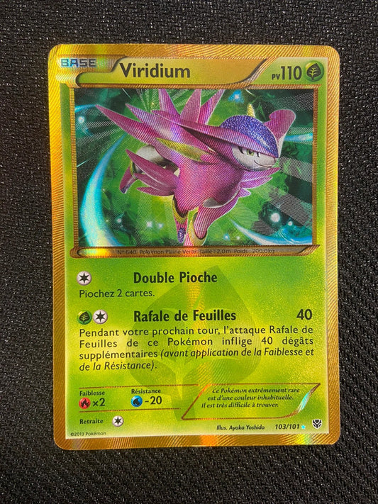 Carte Pokémon Viridium 103/101 gold explosion plasma