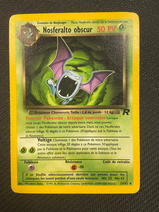 Carte Pokémon Nosferalto Obscur 24/82 Team Rocket