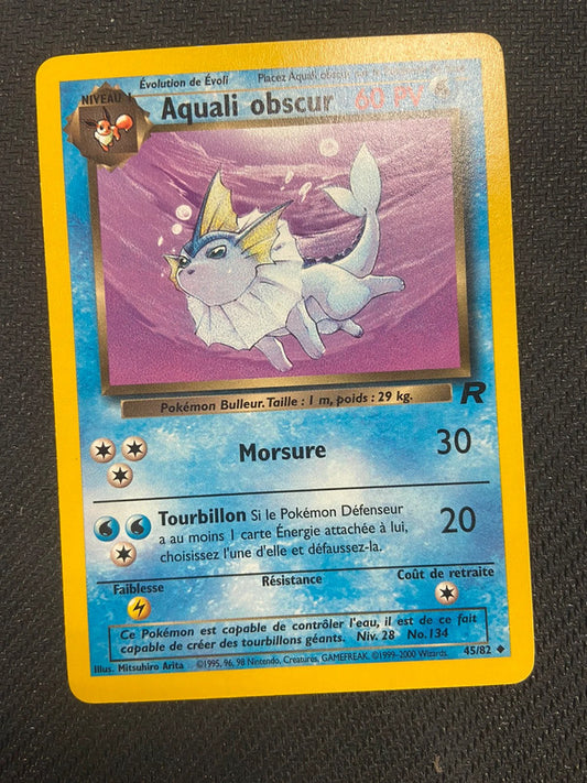 Carte Pokémon Aquali Obscur 45/82 Team Rocket