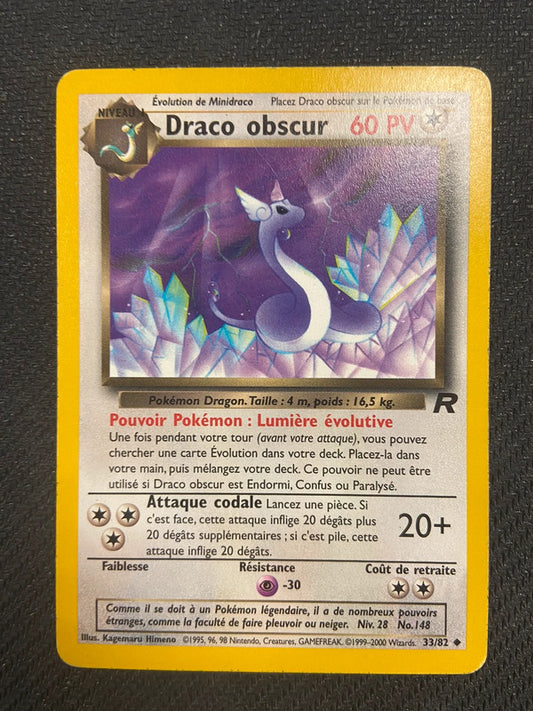 Carte Pokémon Draco Obscur 33/82 Team Rocket