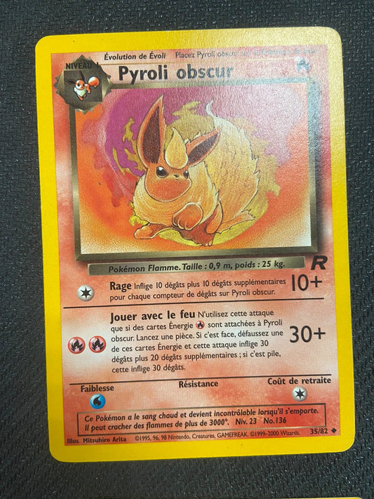 Carte Pokémon Pyroli Obscur 35/82 Team Rocket
