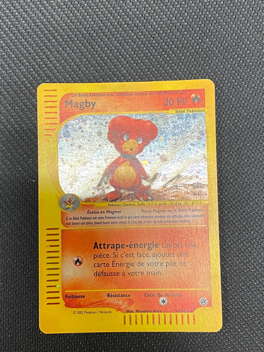 Carte Pokémon Magby 17/165 Holo wizard expédition