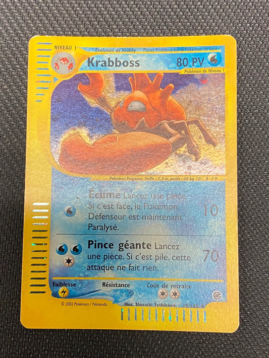 Carte Pokémon Krabboss 15/165 Holo expédition