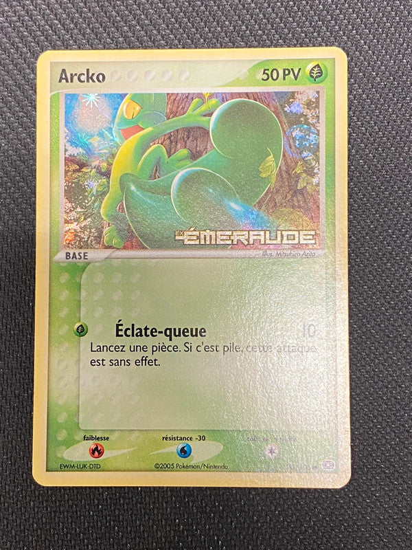 Carte Pokémon Arcko 70/106 reverse ex émeraude