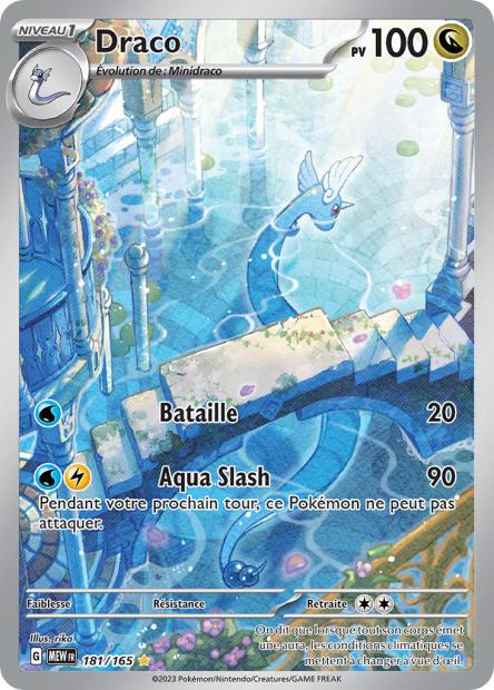 Carte pokémon Draco AR 181/165 151