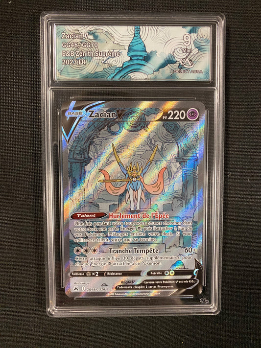 Carte Pokémon Zacian V GG48/GG70 Zénith suprême Collect Aura 9