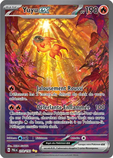 Carte Pokémon Yuyu ex 259/193 Évolutions à Paldea
