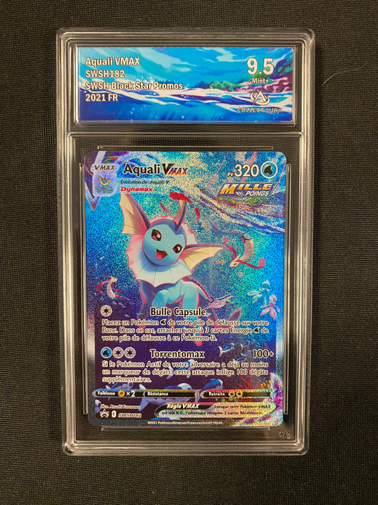 Carte Pokémon Aquali Vmax SWSH182 Promo Collect Aura 9.5