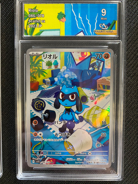 Carte Pokémon Riolu 086/078 Scarlet ex Collect aura 9 Jap