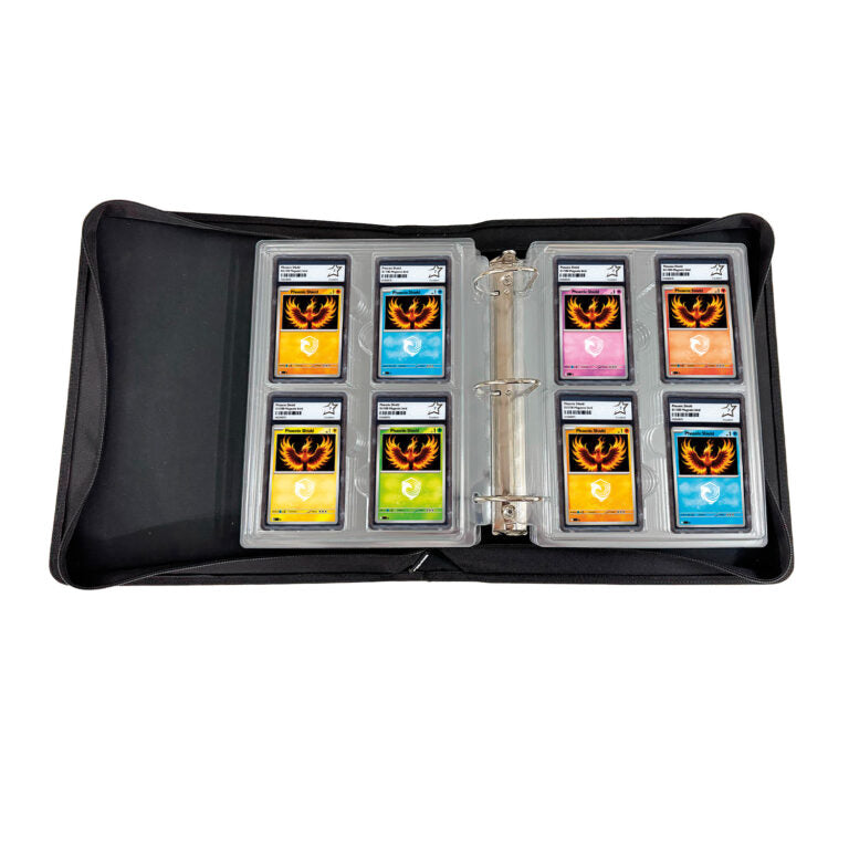 Classeur cartes gradés PCA 32 emplacements Marron Phoenix shield