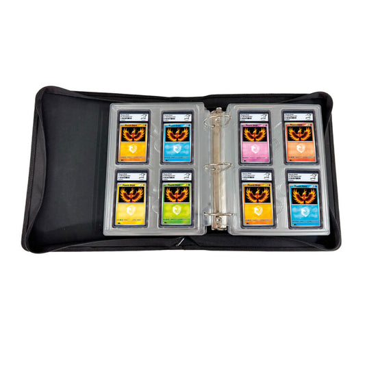 Classeur cartes gradés PCA 32 emplacements Marron Phoenix shield