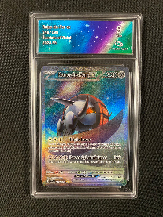 Carte Pokémon Roue-de-fer ex 248/196 Ecarlate et Violet Collect Aura 9