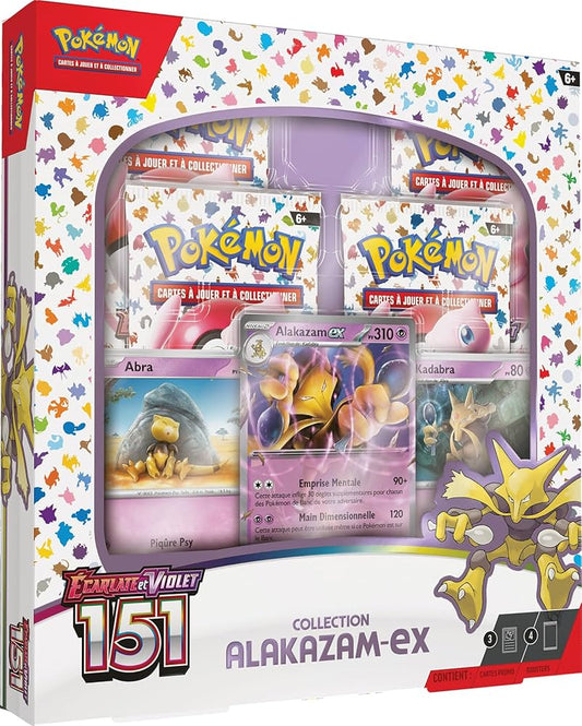 Coffret Alakazam Ex 151 - 4 Boosters