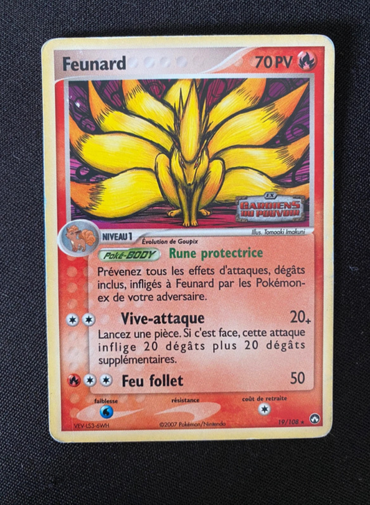 Carte Pokémon Feunard Reverse 19/108 ex gardiens du pouvoir