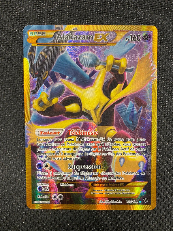 Carte Pokémon Alakazam EX GOLD 125/124 Impact des Destins