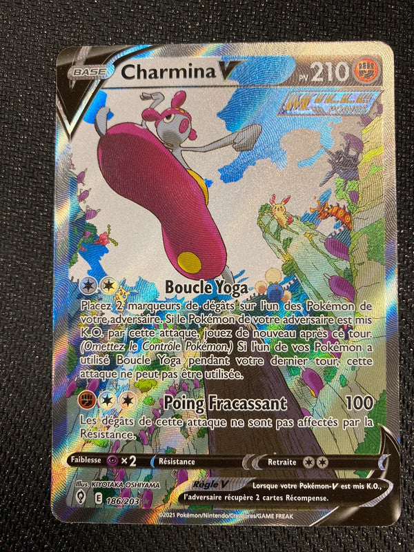 Carte Pokémon Charmina V ALT 186/203 Evolution celeste