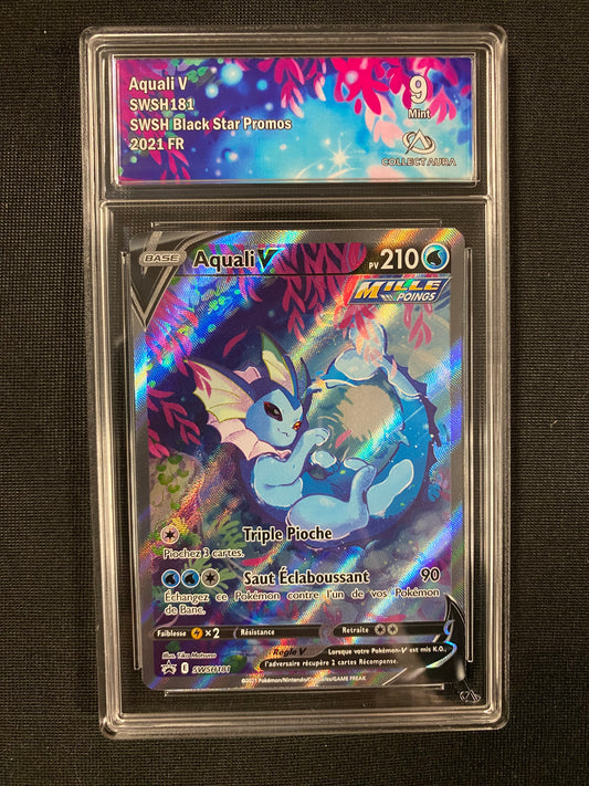 Carte Pokémon Aquali V SWSH181 Promo Collect Aura 9