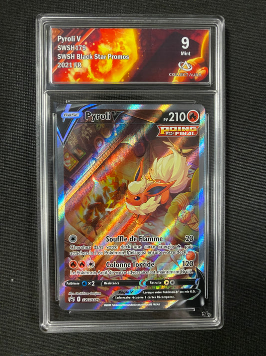 Carte Pokémon Pyroli V SWSH179 Promo Collect Aura 9