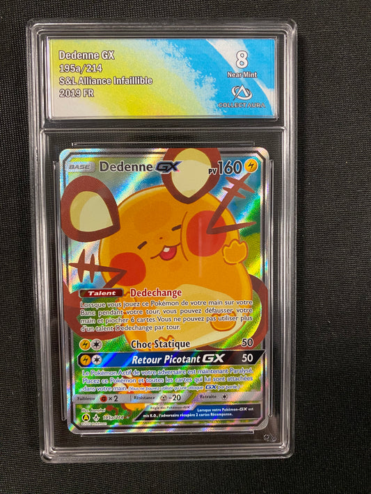 Carte Pokémon Dedenne GX 195a/214 Alliance Infaillible Collect Aura 8