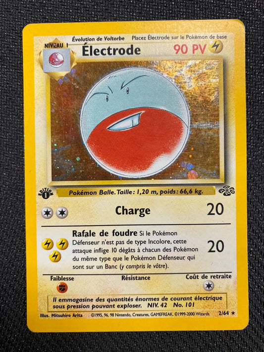 Carte Pokémon Electrode ED1 Holo 2/64 Jungle