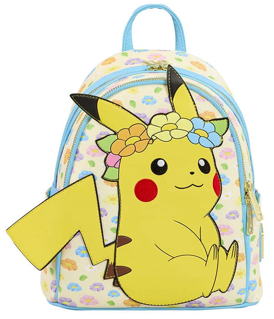 Pokemon Loungefly Sac A Dos Pikachu Floral