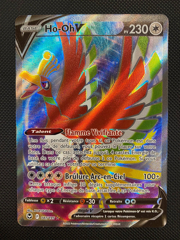 Carte Pokémon Ho-oh V FA 187/195 Tempête argentée