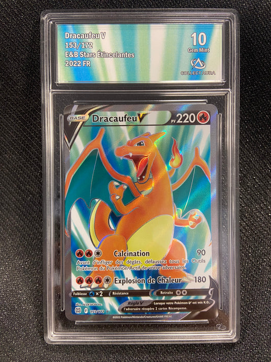 Carte Pokémon Dracaufeu V FA 153/172 Stars étincelantes Collect Aura 10