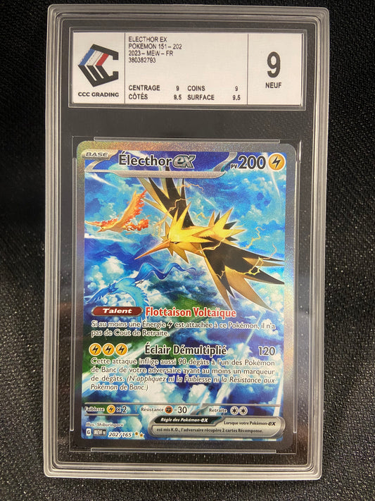 Carte Pokémon Electhor ex 202/165 151 CCC9