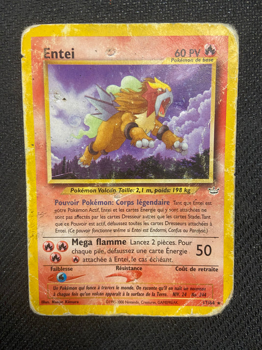 Carte Pokémon Entei 17/64 Néo révelation