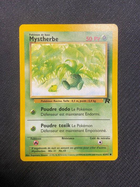 Carte Pokémon Mystherbe 63/82 Team Rocket