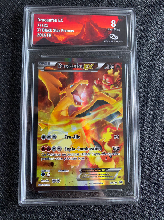 Carte Pokémon Dracaufeu EX XY121 XY Blkack Star Promos Collect Aura 8