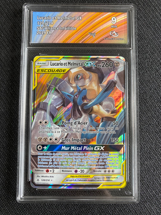 Carte Pokémon Lucario Et Melmetal GX 120/214 Alliance Infaillible Collect Aura 9
