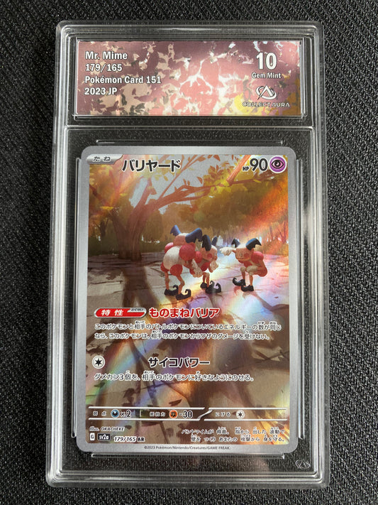 Carte Pokémon Mr. Mime 179/165 Pokémon Card 151 Collect Aura 10