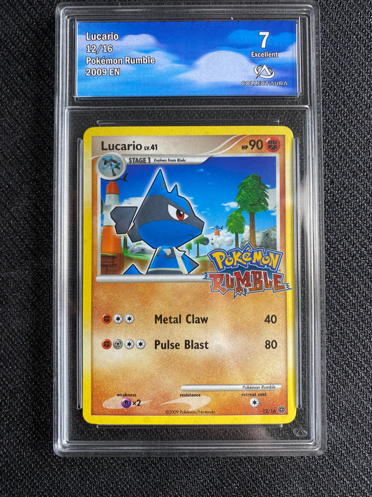 Carte Pokémon Lucario 12/16 Pokémon Rumble Collect Aura 7